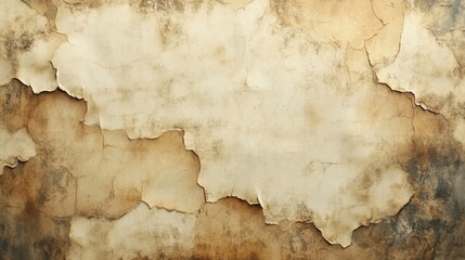 Obraz premium Aged textured stained paper design, vintage and distressed, perfect for historical projects