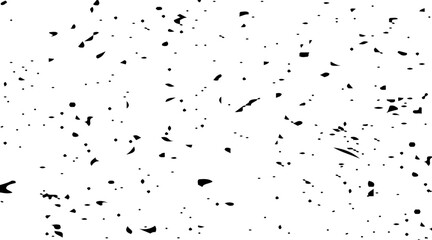 Dirty monochrome pattern of the old worn surface. Grunge background of black and white. Abstract illustration texture of cracks, chips, dot.
