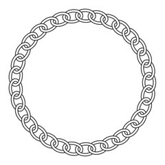 Chains and bracelets. Collection of design elements in the form of jewelry and decorative. Vector illustration. Variety Design.