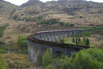 Glenfinnan Viaduct in Scotland