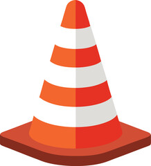 traffic cone vector, vector and illustration, vector&nbsp;style