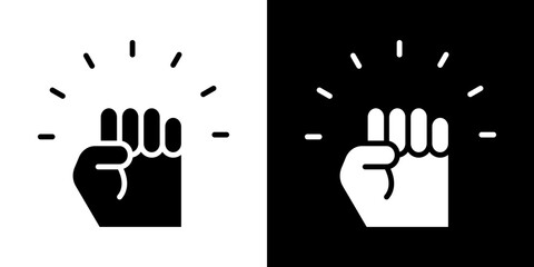 Empowerment icons vectors set in solid style.