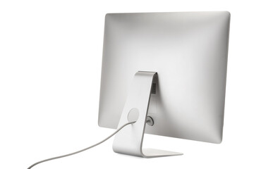 Computer monitor isolated on white. Modern technology