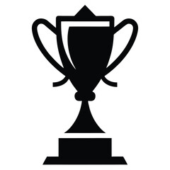 Golden cup trophy symbolizing top achievements, perfect for competitions, tournaments and special events