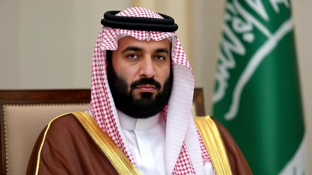 Portrait of a Confident Middle Eastern Man in Traditional Attire