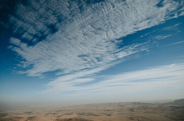 blue sky and clouds