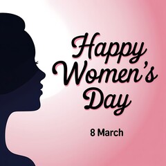 Happy Women's Day Design, Empowering Women's Day Graphic