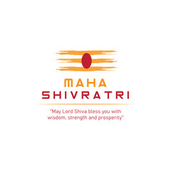 Lord Shiva Maha Shivratri festival vector