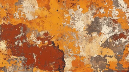 Abstract orange and brown grunge texture.