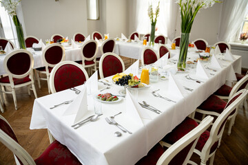 An Elegant Dining Setup Perfect for Special Occasions and Memorable Events and Celebrations