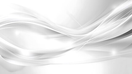 Abstract Grey and White Wave Design Background