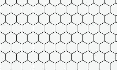 abstract geometric black hexagon pattern on grey.