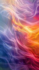 Obraz premium Soft Flowing Abstract Fabric with Vibrant Colors