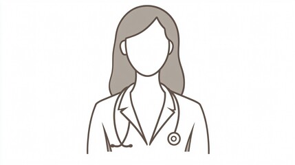 Professional Medicine Icon in Basic Line Style Vector