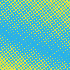 Pop art creative concept colorful comics book magazine cover. Polka dots colorful background. Cartoon halftone retro pattern. Abstract template design for poster, card, sale banner, empty bubble.