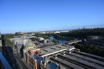 flinders street train station, public transport hub , Melbourne. Australia 