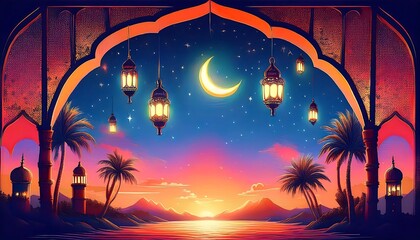 Ramadan Kareem Collection: Spiritual, Festive, and Artistic Depictions of Islamic Traditions