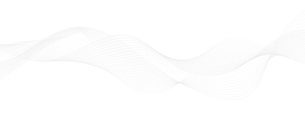 Abstract black wave banner template.