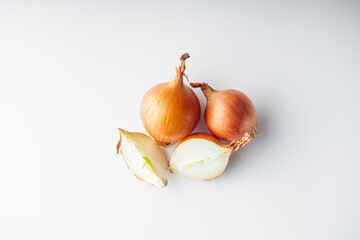 Fresh Sliced Onion Golden and Organic, Ready for Culinary Use