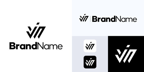 Obraz premium Initial letter JW logo, simple modern stylish monogram vector logo design, Icon JW with black color, Symbol premium template element.