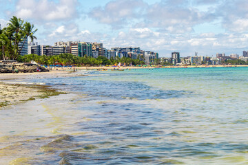 Naklejka premium praias nordestinas da cidade de Maceió, Alagoas, Brasil