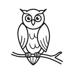 owl on branch