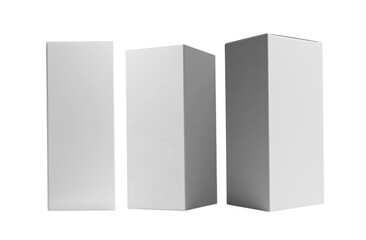 Naklejka premium Minimalist white geometric shapes create modern aesthetic for design