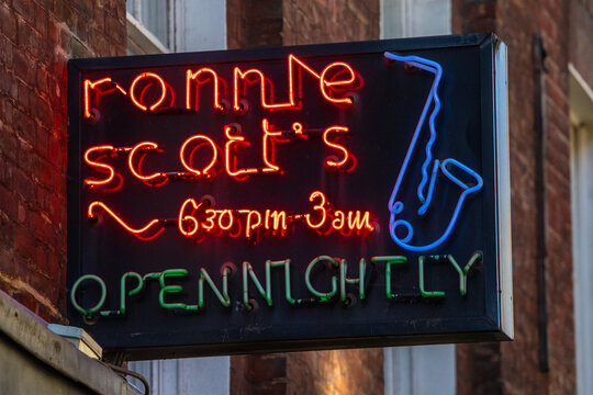 Ronnie Scotts Jazz and Blues Bar in Soho, London