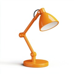 Desk lamp isolated on white