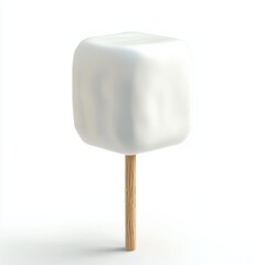 Marshmallow isolated on white