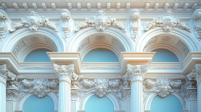 Entrance neoclassical grand mansion columns high resolution hd picture