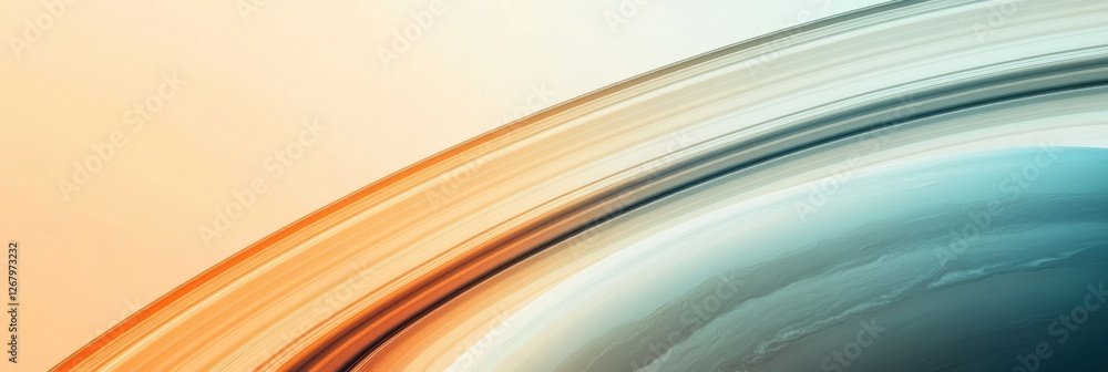 Fototapete Colorful abstract background showcasing smooth circular lines in vibrant tones blending softly together. Generative AI