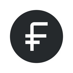 Fototapeta premium Black and White yen Currency Symbol Icon Design