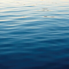 Water surface calm and reflective in fading light, peaceful, reflection, serene