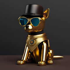 3d render of a robot