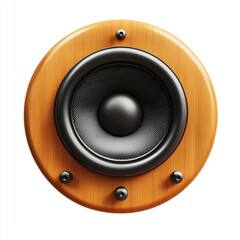 Speaker isolated on white