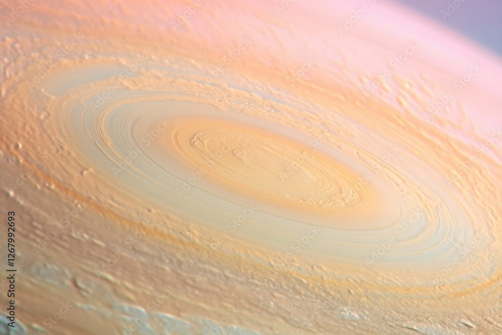 Aufkleber Stunning close up of a swirling cosmic feature showcasing colors and textures in the depths of space. Generative AI