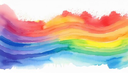 aquarell regenbogen abstrakt freigestellt