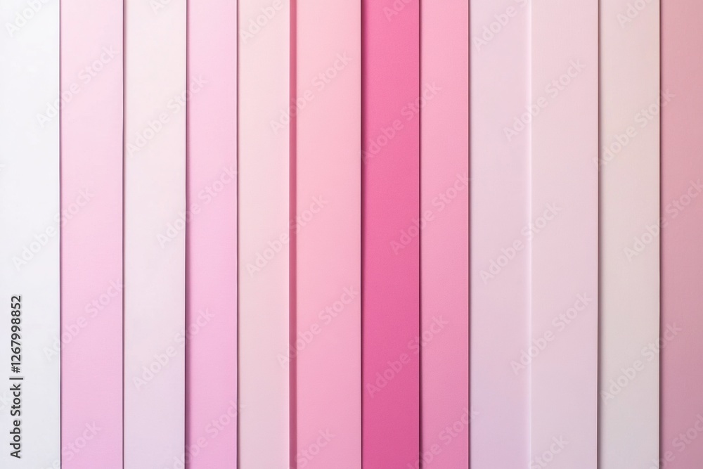 Poster colorful vertical stripes showcasing various shades of pink in a creative background layout. generat