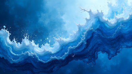 blue water background