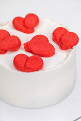 Homemade Cake - Sweet Gift for Valentines Day