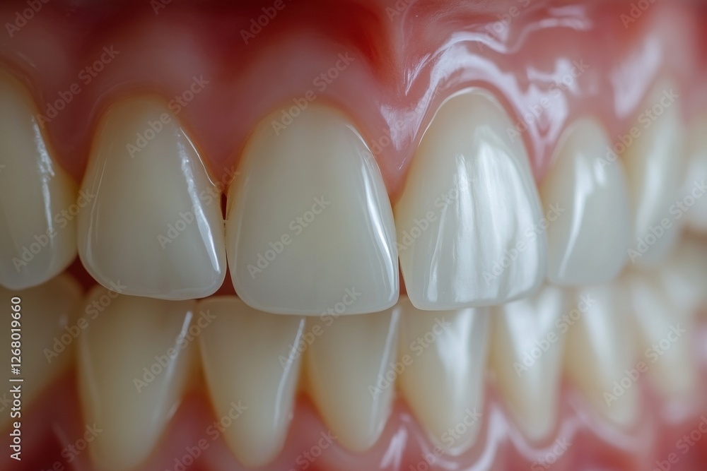 Poster before and after whitening treatment showcasing a significant improvement in tooth appearance and br