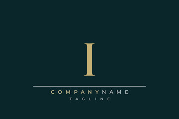 Elegant Monogram with Sophisticated Typography Design Featuring II with Sophisticated Typography
