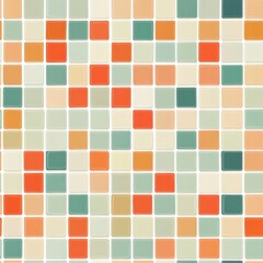 Seamless Pattern - Abstract tile pattern in pastel colors