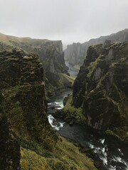 Obraz premium Iceland travel, around the country, adventures, volcanos and waterfalls. Ice and fire.