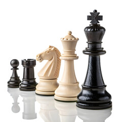 Classic chess board still life