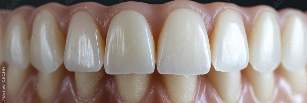 Poster transformation of teeth through whitening procedure showcasing noticeable improvement and brightenin