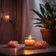 Scented_Candle_Glow_Ambience