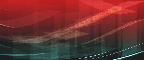 Obraz premium abstract green and orange background