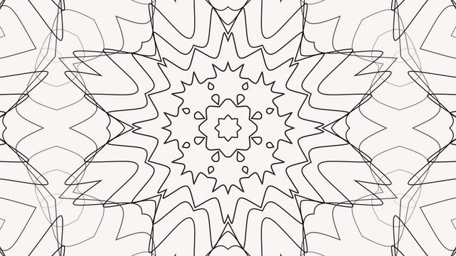 Mandala background-Seamless  pattern of a spider web on a white background
